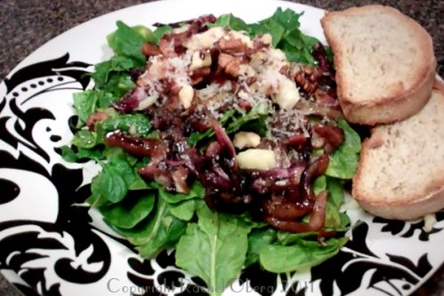 wilted-spinach-salad